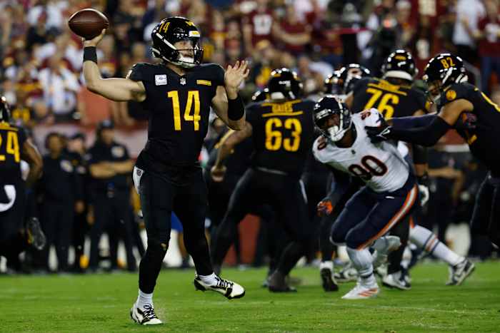 Despite the 40-20 loss to the Chicago Bears, Washington quarterback Sam Howell insists the team isn't in panic mode.